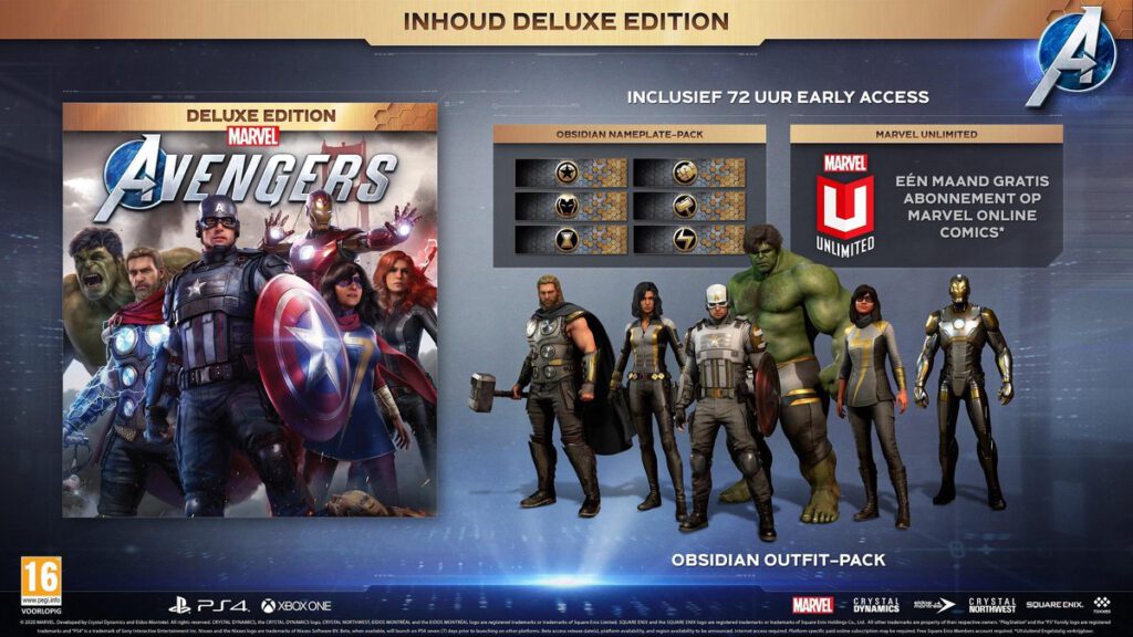 Marvel Avengers Deluxe Edition pre-order